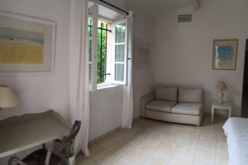 Chambre située en bas