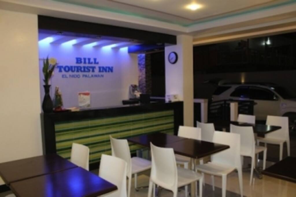 Bill tourist inn lobby area