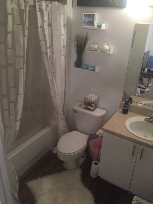 Tub in master bedroom