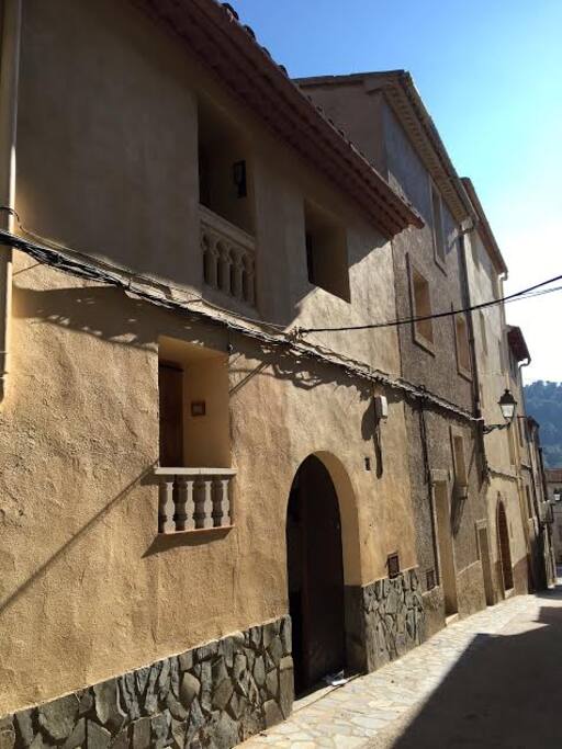 Fachada de la casa