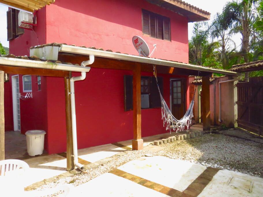 varanda e garagem