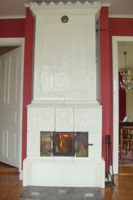 Living Room fireplace.