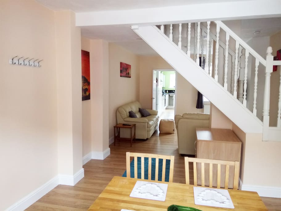 Open plan living, particularly good for family's
