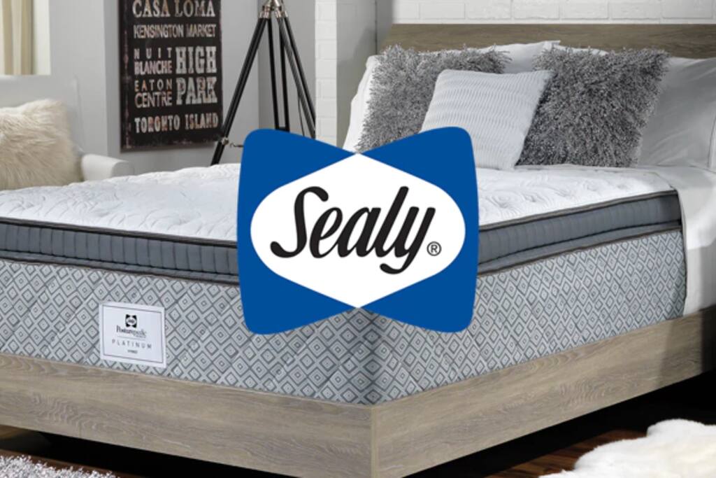 With Sealy bed