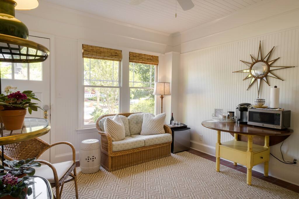 Cozy sunroom