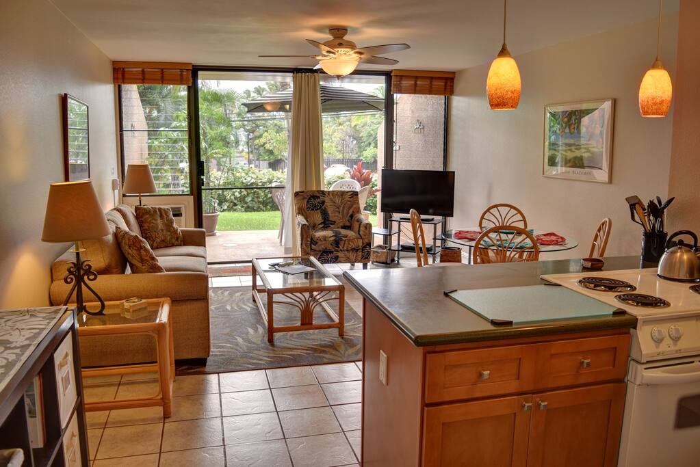 Great ground floor views from this condo