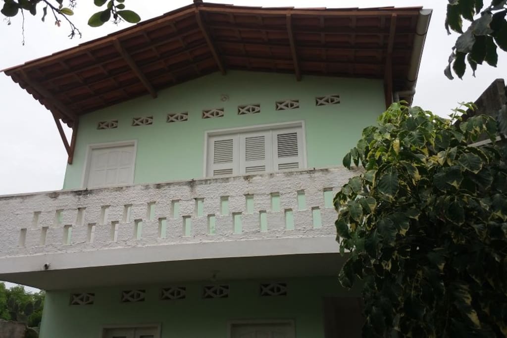 Vista externa da suíte