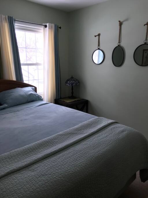 Our room is warm and cozy