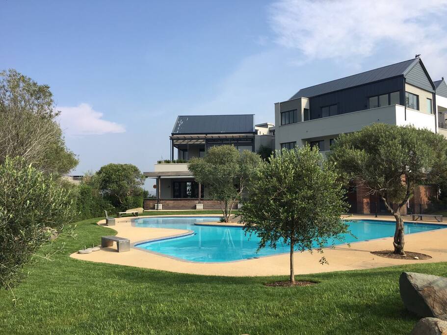 Swimming pool, Deli and apartments