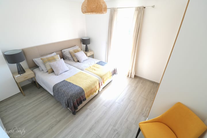 Habitación doble o doble con balcón y vista al mar