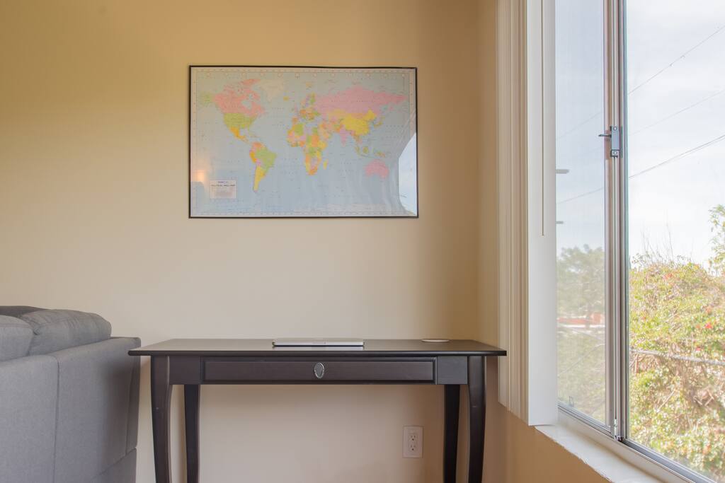 Sunny/breezy workstation