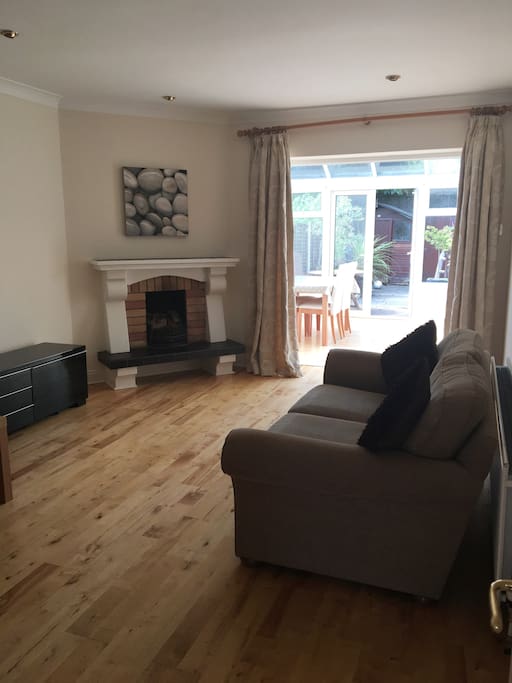 Sitting room and conservatory