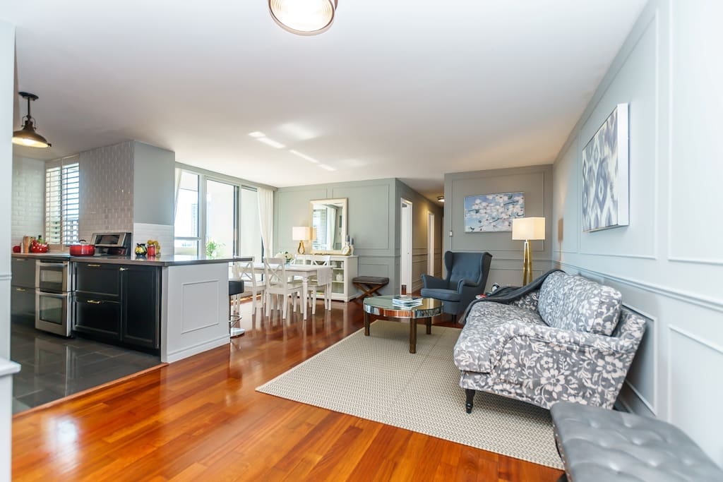 Open concept Living Space