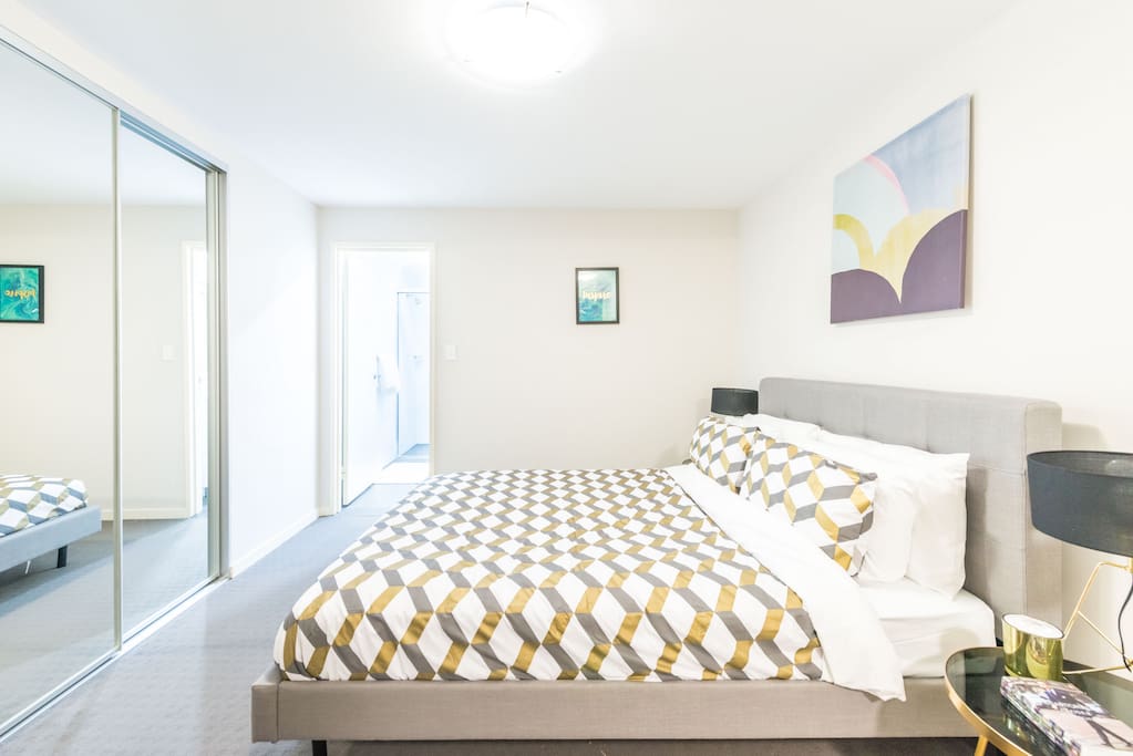 The Master Bedroom has a private ensuite bathroom and study.