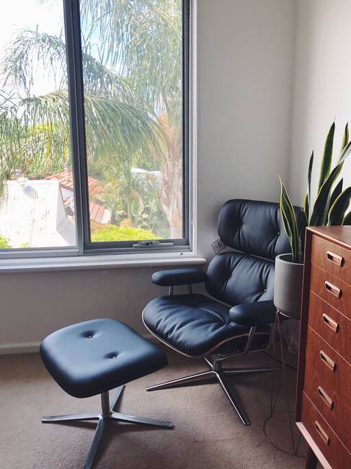 Master bedroom reading corner