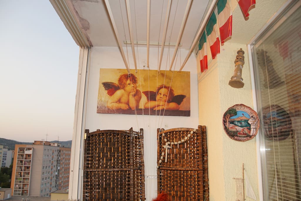 Italian-style balcony