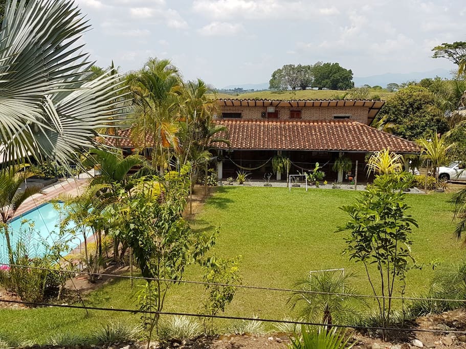 Foto panorámica de la propiedad