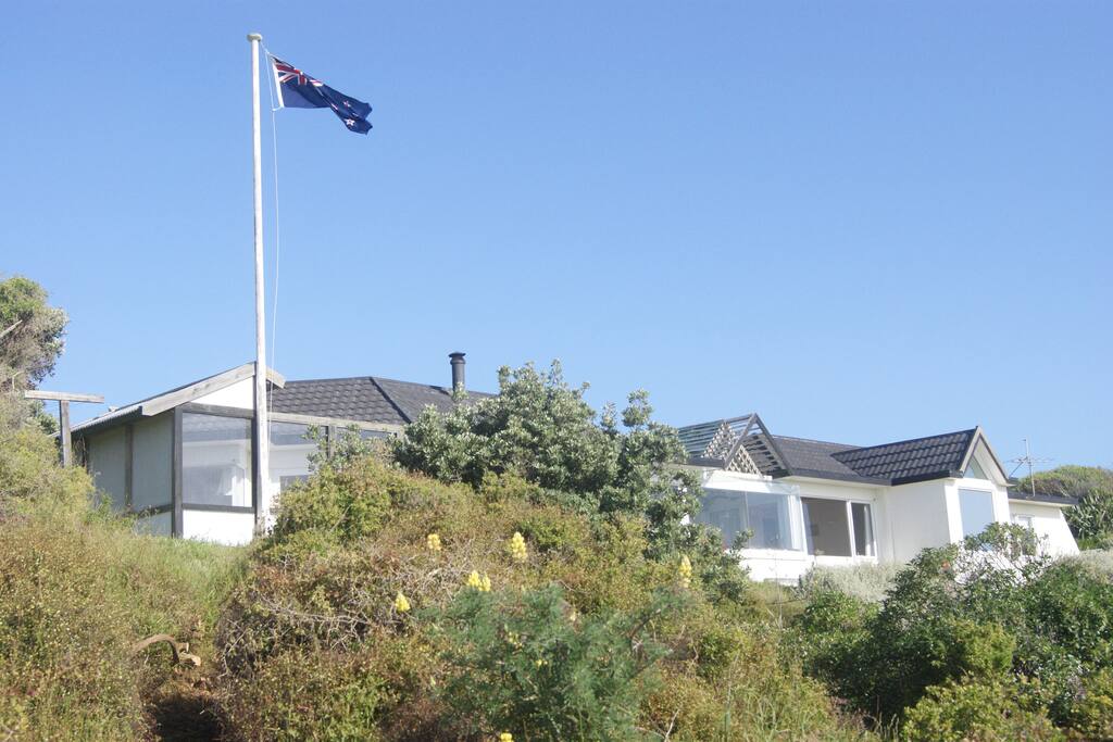 The front of the house