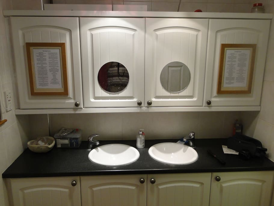 Adjacent bathroom