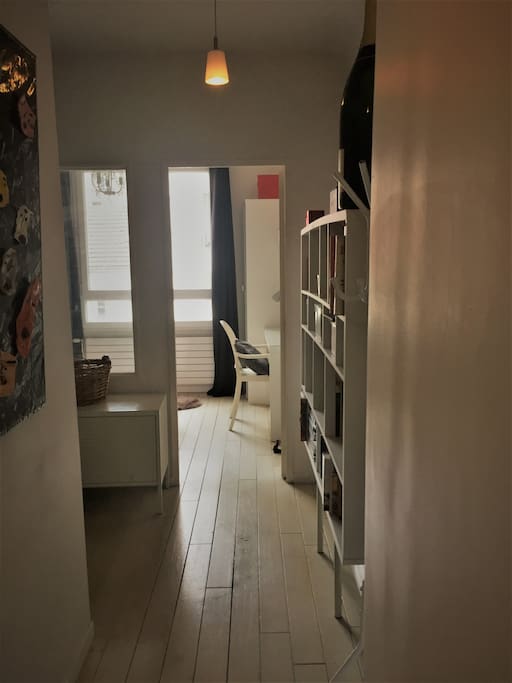 Warm beige plain wood floor everywhere. We love our house. Hope you will love it too.