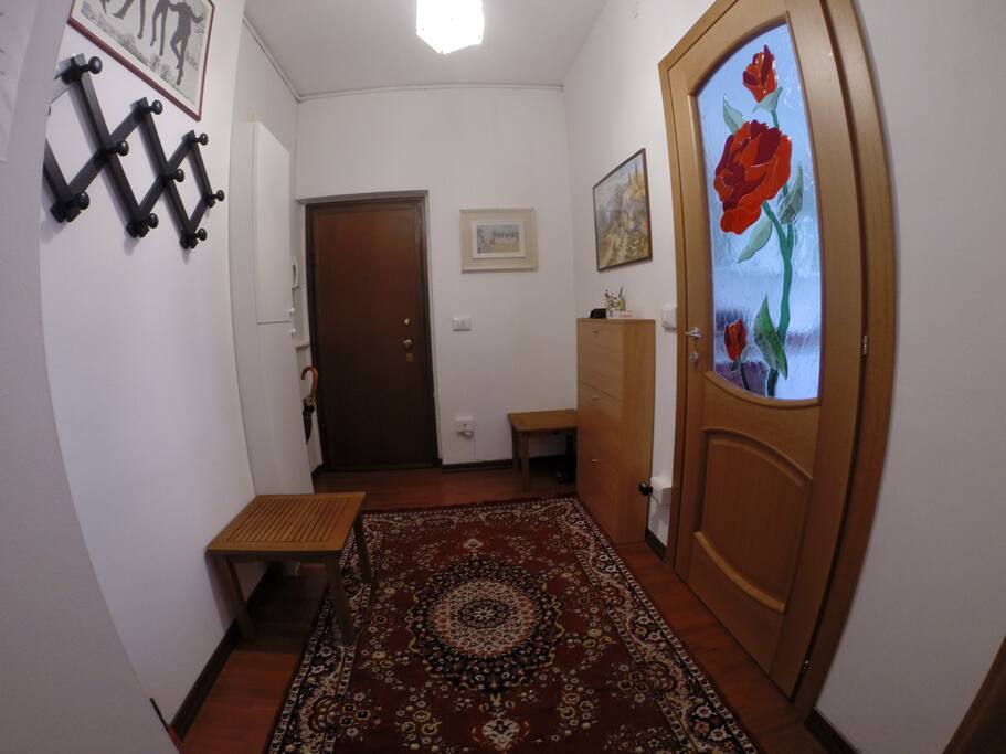 The entrance to the apartment