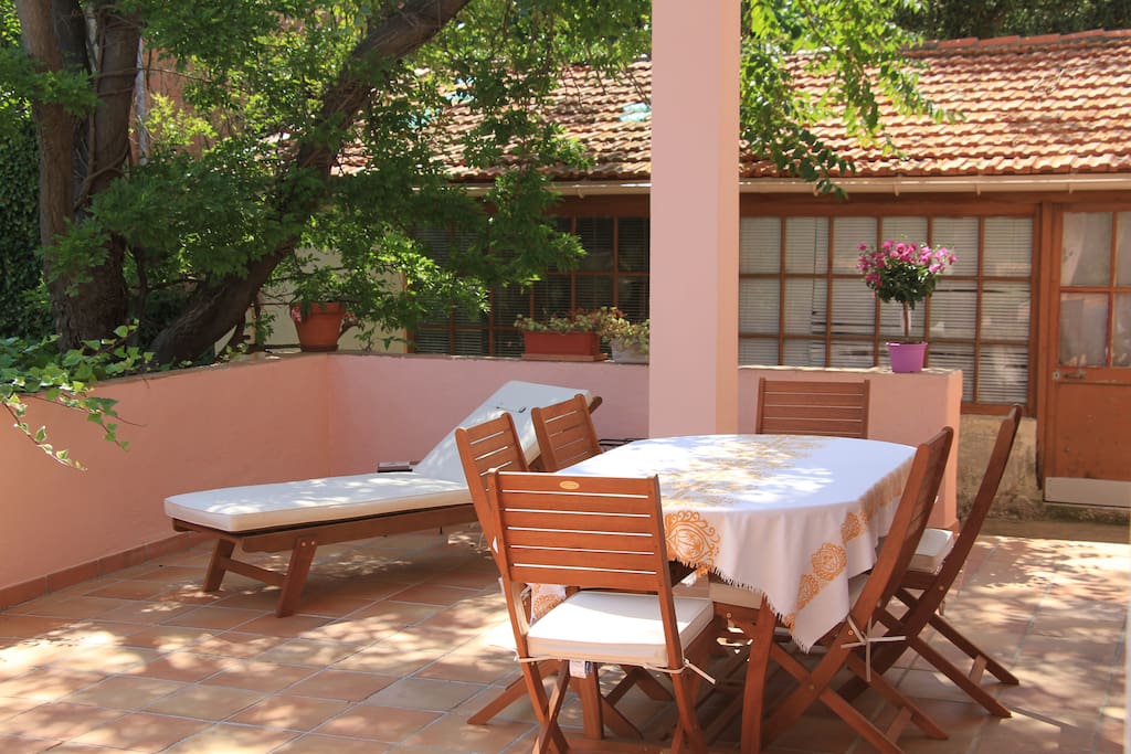 Terrasse idéale pour se relaxer