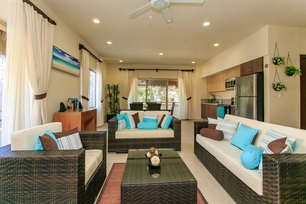 Comfortable seating area