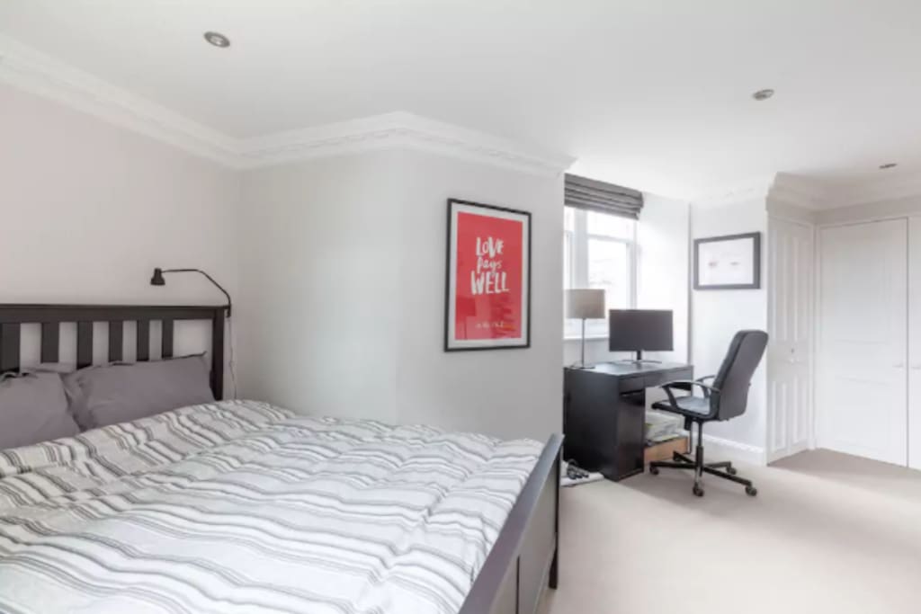 Spacious bedroom