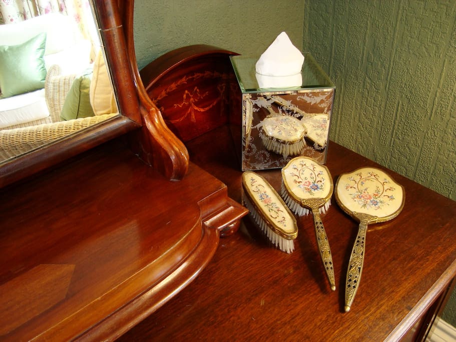 The Cunningham room - furnished with antiques