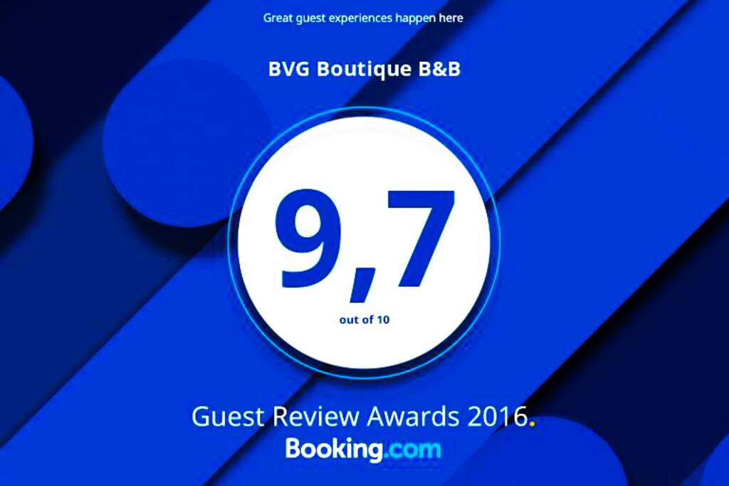 booking.com 2016 Review Award