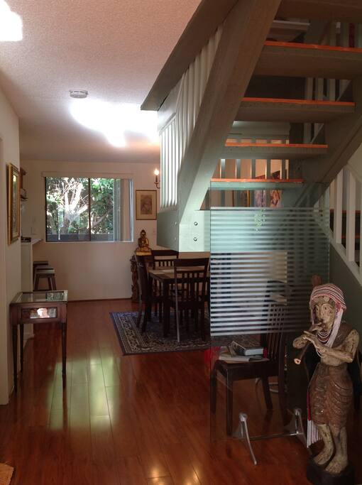 Inside entry view towards dining room