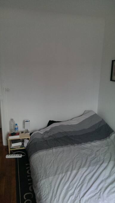 The bed from the room