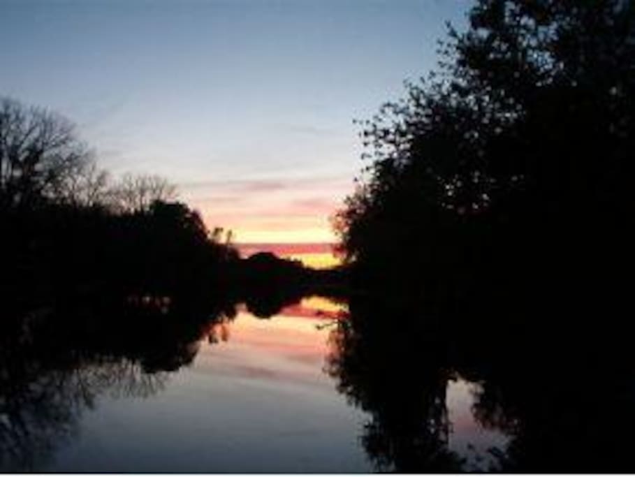 Enjoy beautiful sunsets
