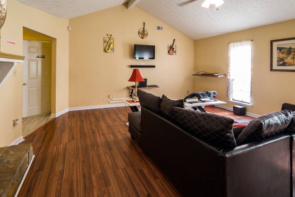 TV and Sound Bar in Living Room