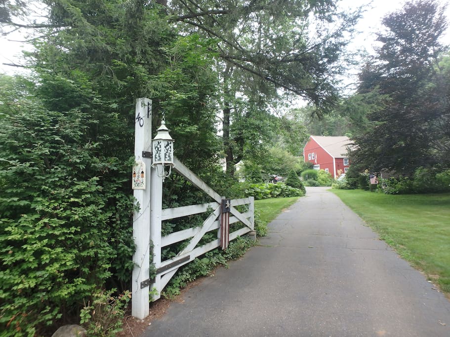 Driveway entrance
