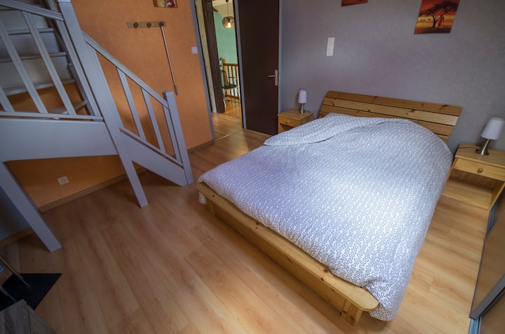 Bedroom 2 on the 2nd floor with 1 double bed...