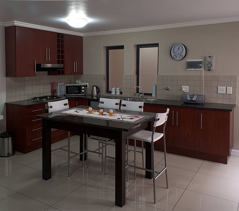 Spacious, well equipped kitchen