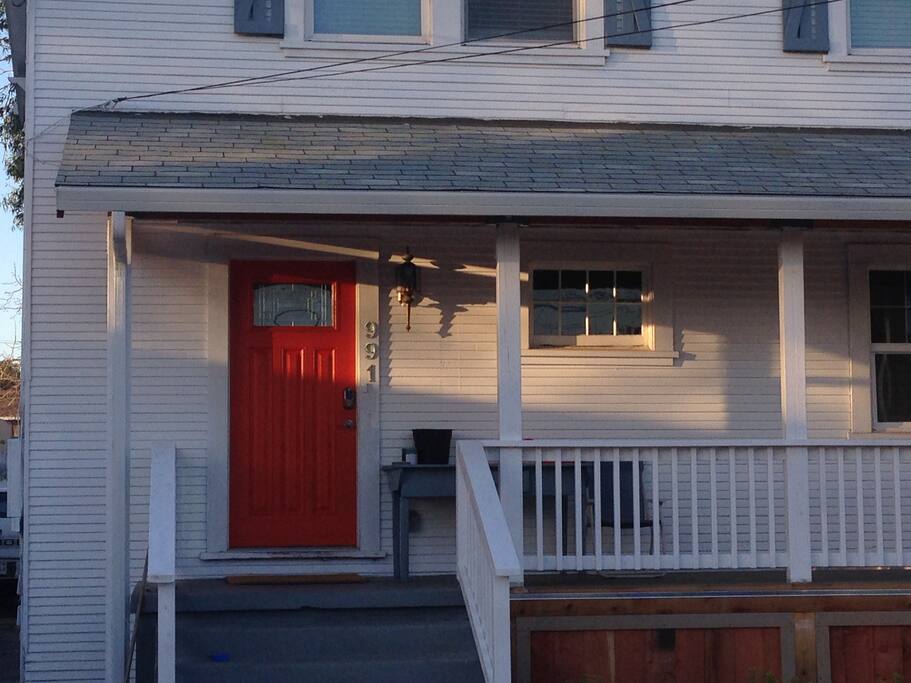 Orange Door - Front of the House