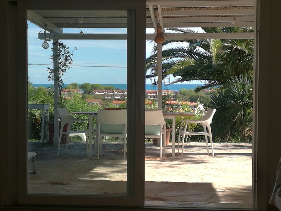 La veduta dall'interno