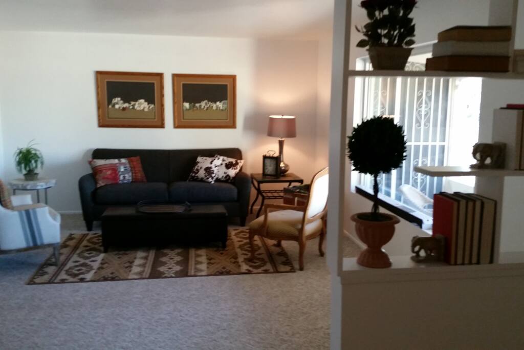 Living room from front door