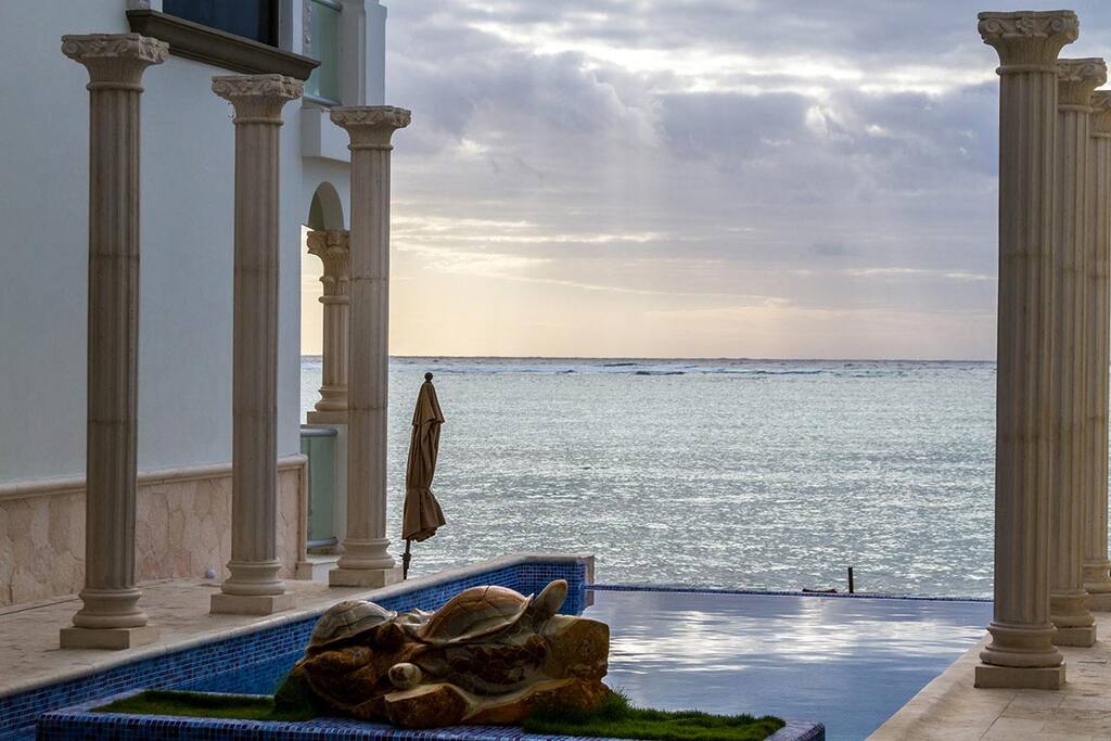 Enjoy beautiful sunsets by the sea!
