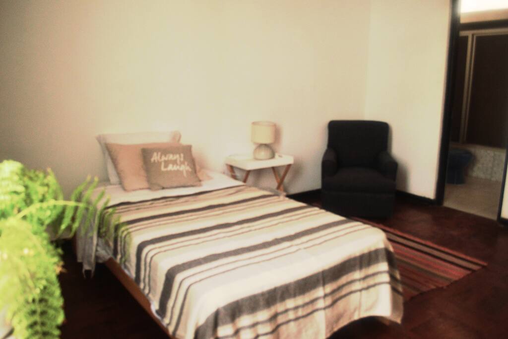 Habitación ventilada.