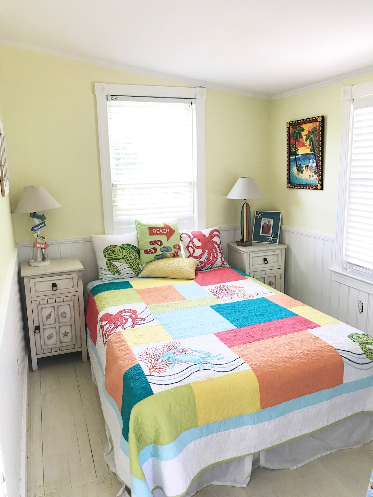 second bedroom with a full bed.