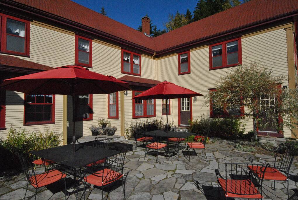 Entrance patio