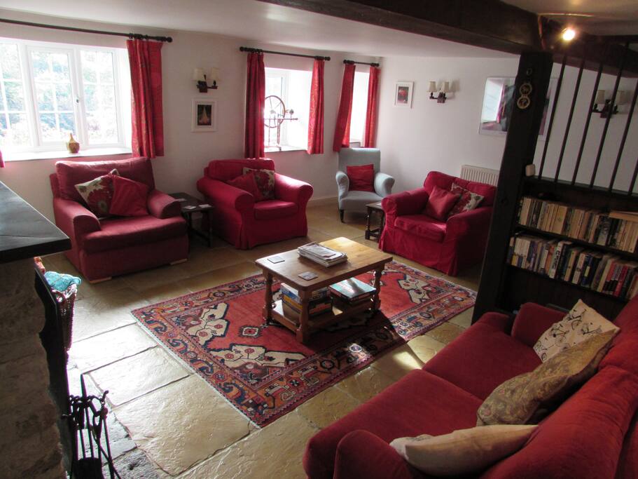 Very spacious sitting room with open fire in addition to full central heating.