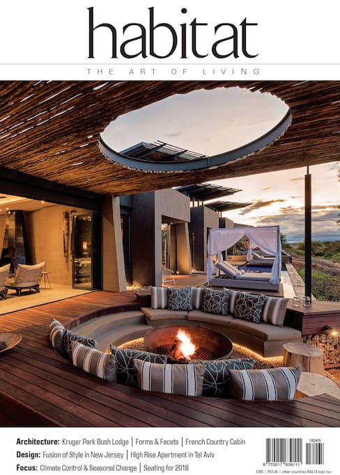 N'Wambu Safari Lodge featured in Habitat magazine May/June 2018