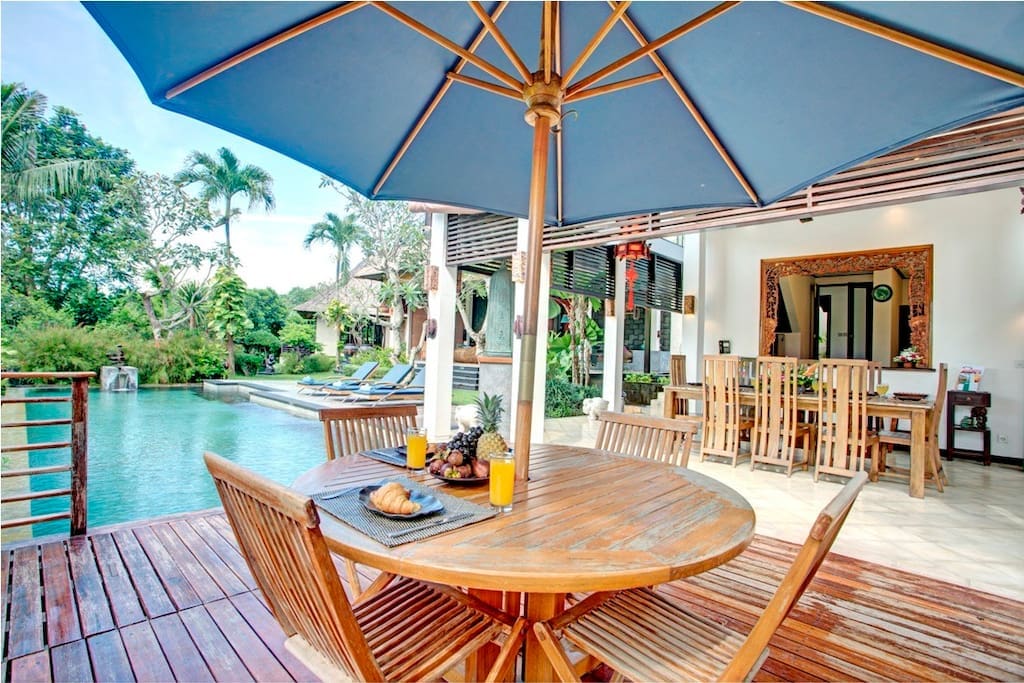 Out side dining table