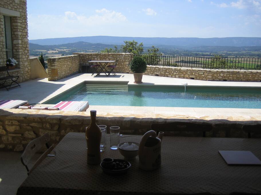 Vue de l'auvent