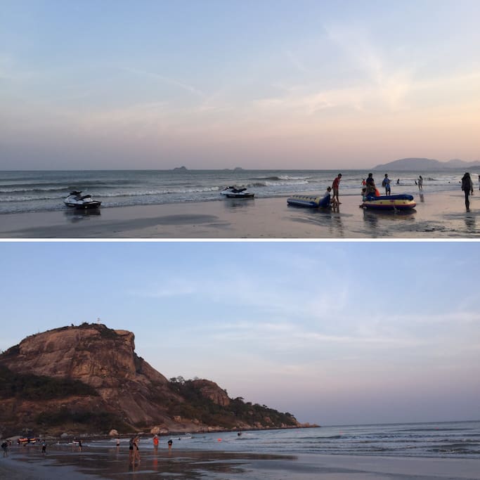 Khao Takieb Beach is much less crowded than the beaches in the same area. It's just a few minutes walk!!