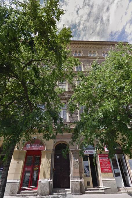 streetfront of the building